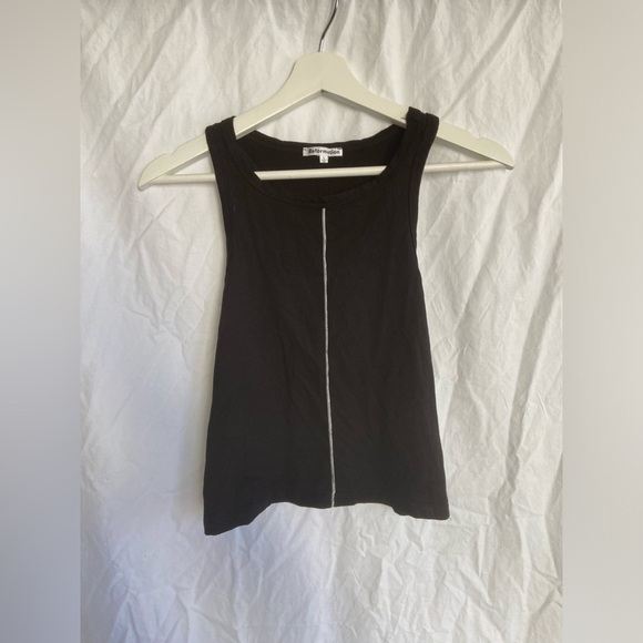 Reformation Lydia Knit Two Piece Pencil Skirt and Tank Top in Black Size Large - Picture 14 of 16